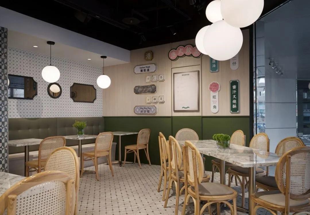 老香港茶餐厅霓虹灯招牌,老香港茶餐厅