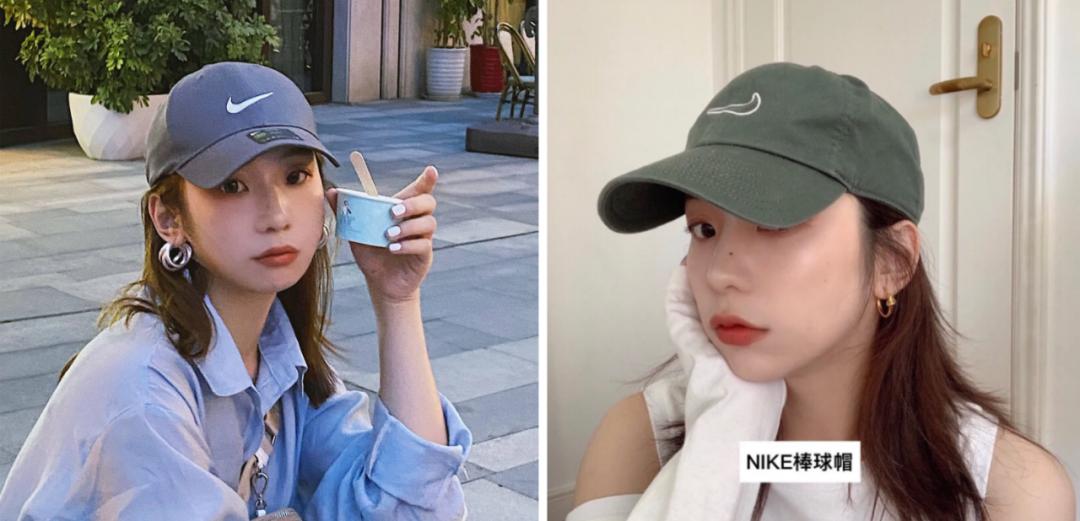 棒球帽白色和黑色帽子哪个显脸小,帽子大头围大脸显脸小