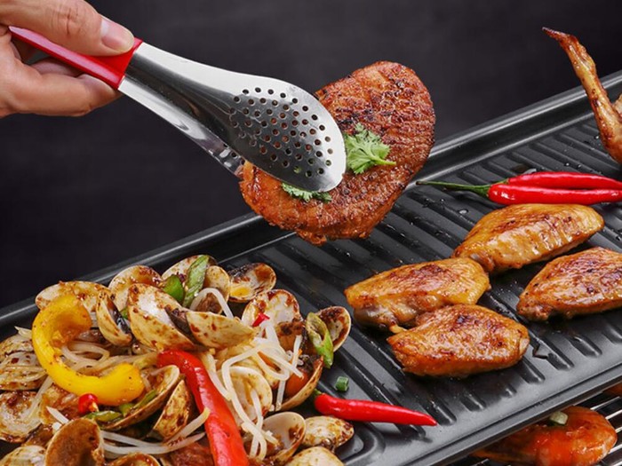 电烧烤炉烤肉烤菜,上烤下煎