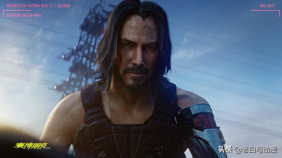 夜之城的强尼·银手，世界的基努·里维斯