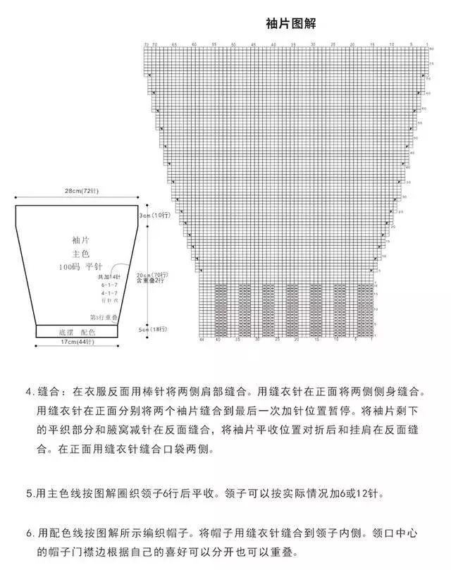 6-12岁男童粗棒针毛衣编织图解,达西妈妈0-3岁婴儿开衫毛衣图解