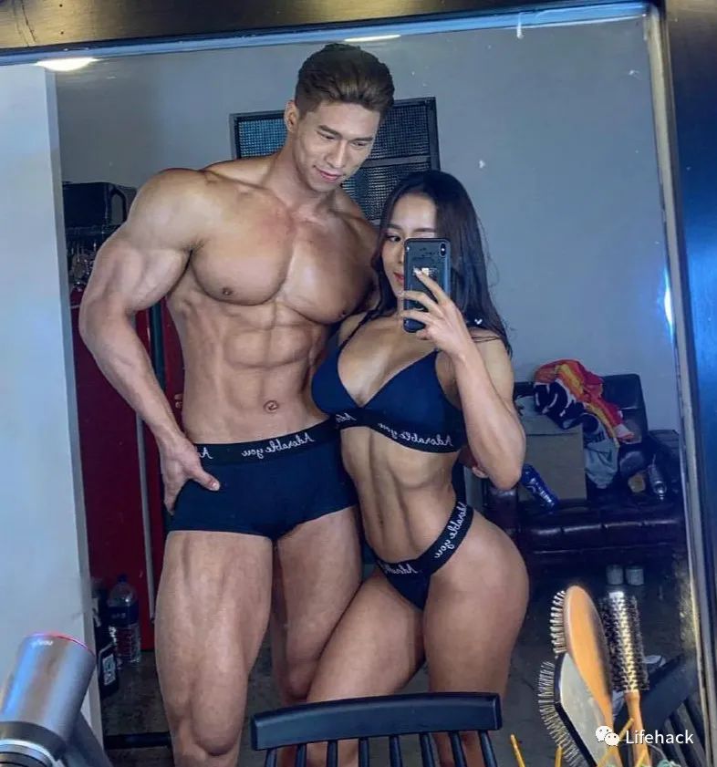 肌肉男女实力强啪，帅翻整个健身圈