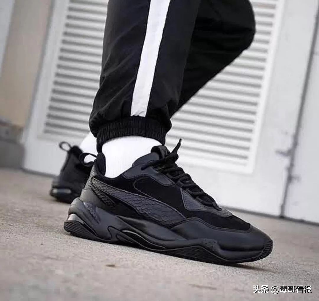 puma全黑色松糕鞋,puma深度解析