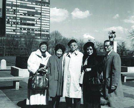 蒋士云与贝聿铭的女儿,贝聿铭与蒋士云照片