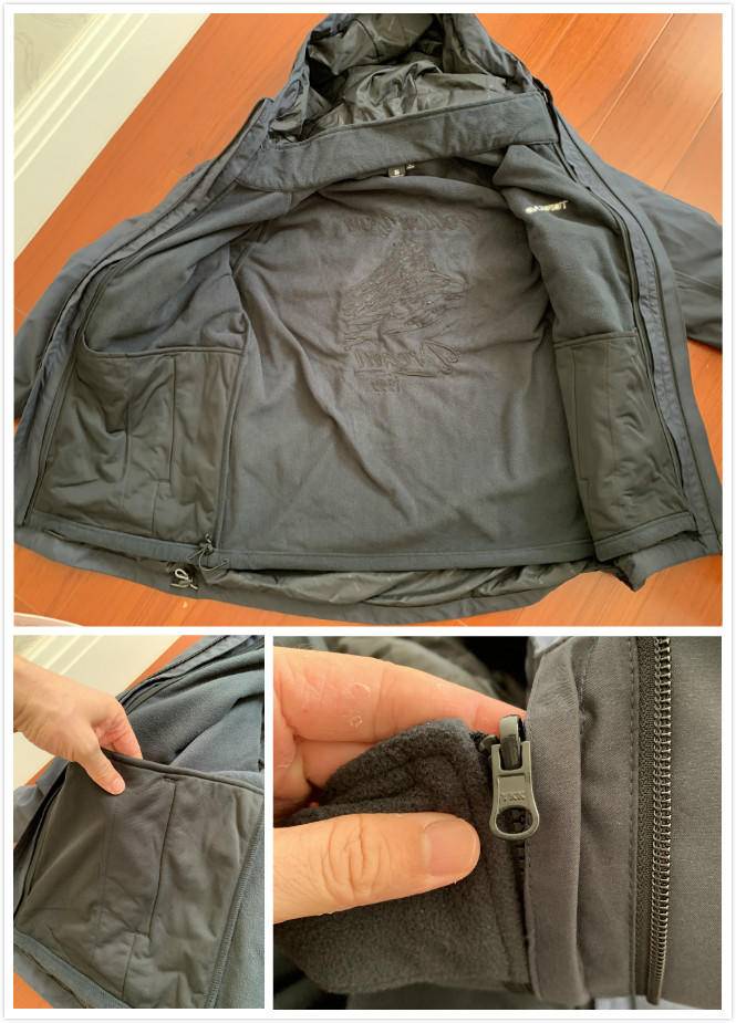 机能风冲锋衣探路者,探路者都市灰冲锋衣