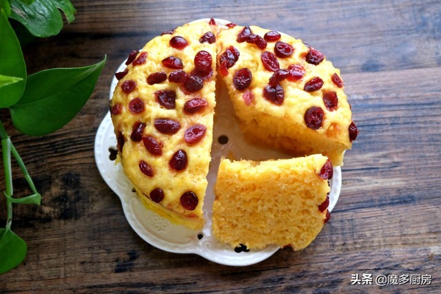 早餐奶香南瓜蒸糕,家常蒸南瓜发糕