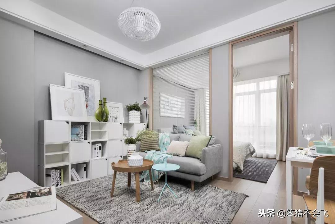 长方形客厅隔出一个小卧室效果图,客厅隔出一个卧室又不影响采光