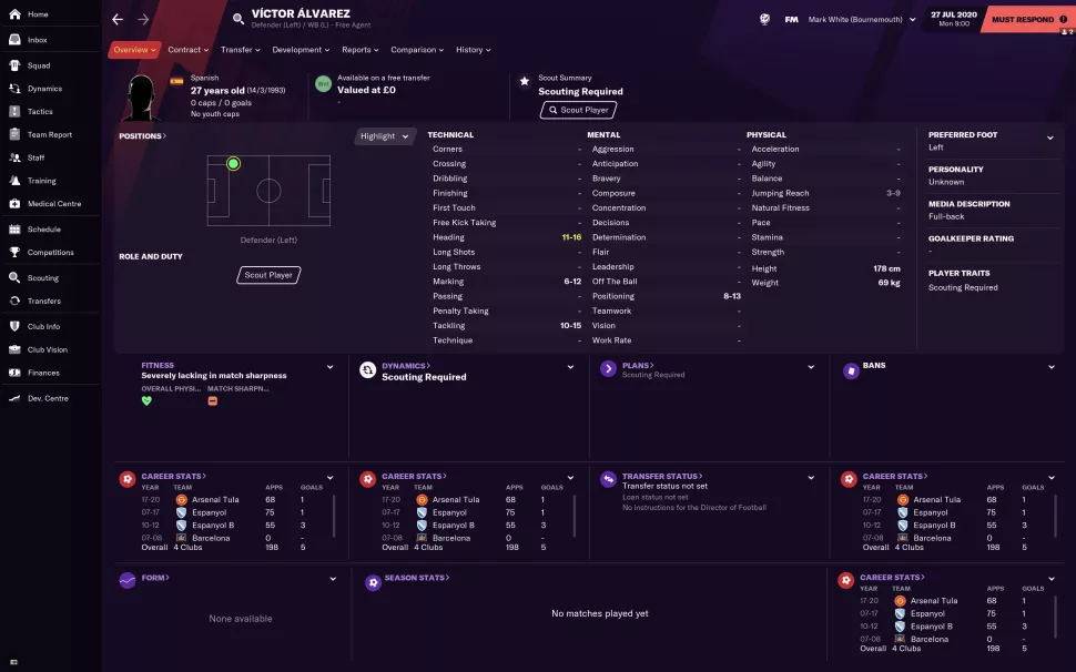 fm2021各位置最好用的球员,fm2021开档必签球员推荐