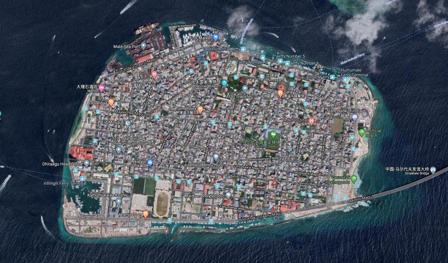马尔代夫最南端两个岛,马尔代夫马累提岛