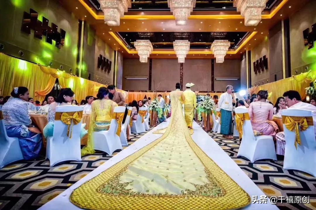 缅甸皇室珠宝,缅甸土豪结婚新娘首饰