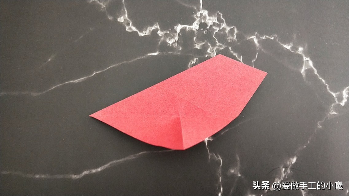 玫瑰花折纸图解,玫瑰花千纸鹤折纸图解