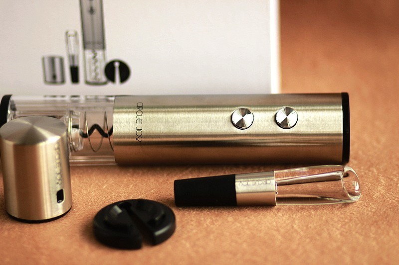 佳节必备CircleJoy圆乐电动红酒开瓶器4合1礼盒套装