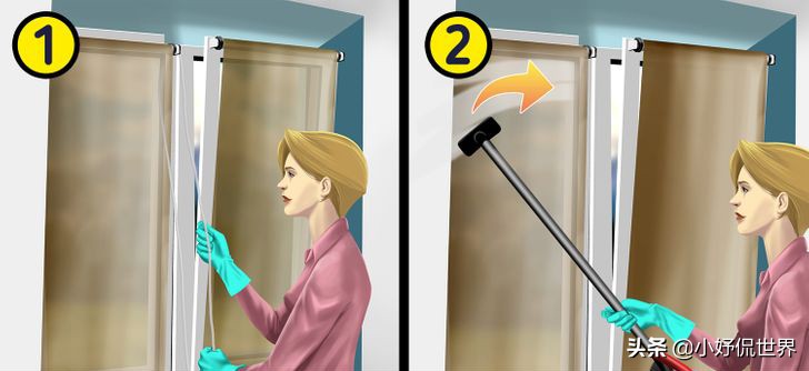 日常生活小常识家庭清洁小妙招,如何清洁卷帘窗
