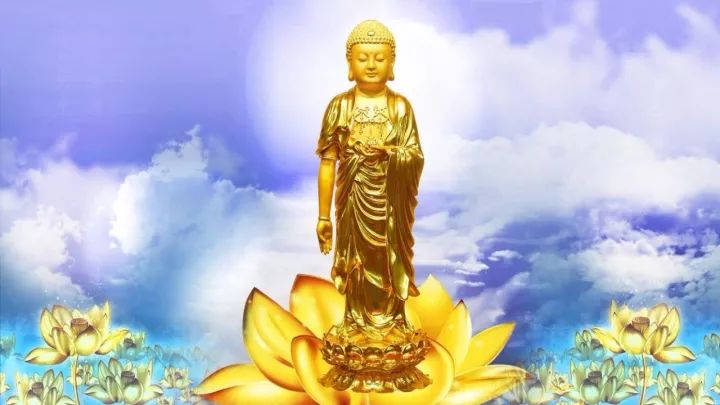 南无阿弥陀佛画像大全,阿弥陀佛精美放光图像集