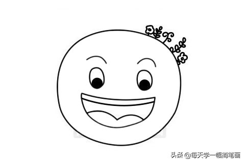 简笔画月亮的画法幼儿园,怎么画小女孩坐在月亮上的简笔画