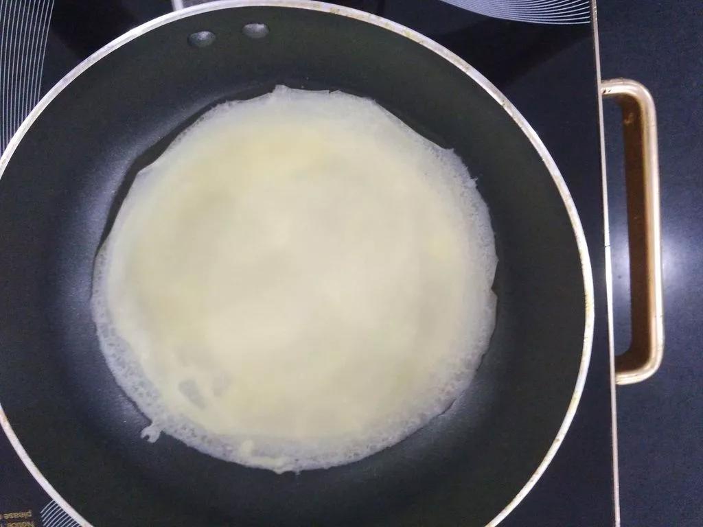 欧米奇学做西点,芒果班戟平底锅怎么做