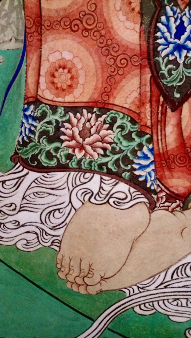 观音菩萨三十二像工笔画,观世音菩萨画像工笔画