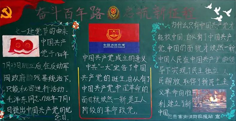 庆七一颂党恩板报图文,迎七一颂党恩板报