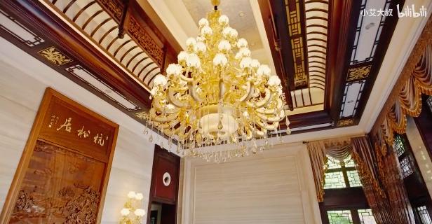 杭州中式豪宅红木,杭州红木家具别墅