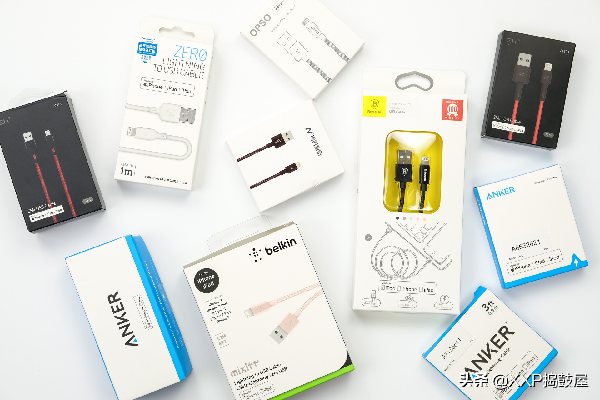 如何挑选苹果数据线,anker数据线和苹果原装数据线区别