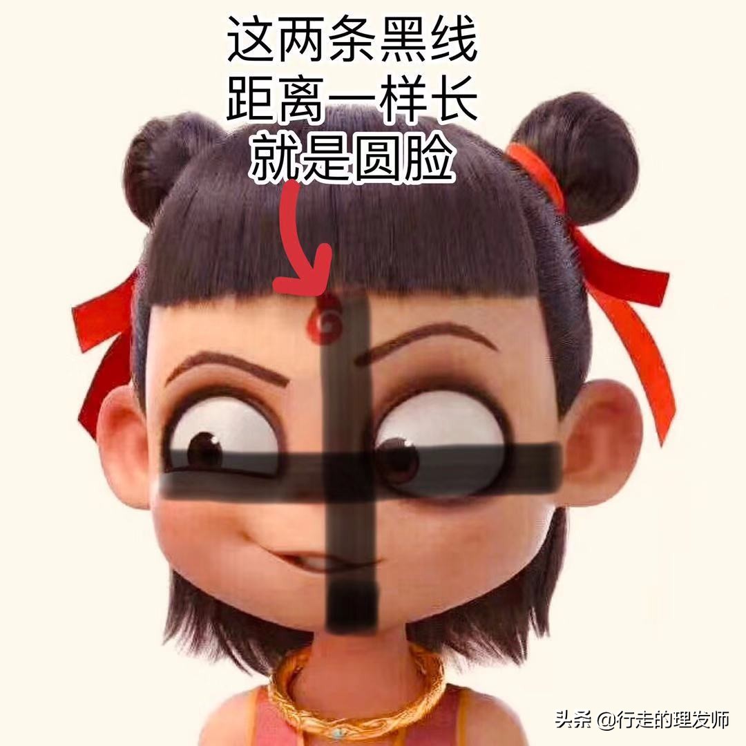 适合女生圆脸的发型的剪发教程,修饰脸型的发型剪发教程