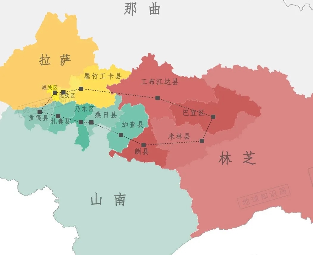 藏南林芝最美县城,西藏藏南墨脱县地理位置