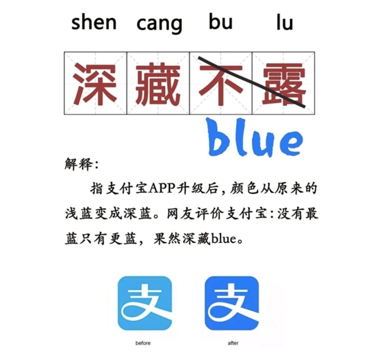 支付宝为什么变蓝了,支付宝变蓝