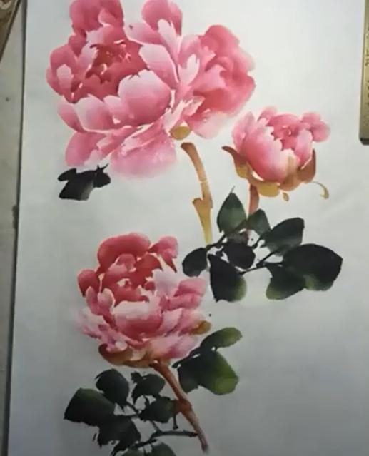 干货！简单的写意牡丹画法步骤，看完的人都会画了，您学会了么？