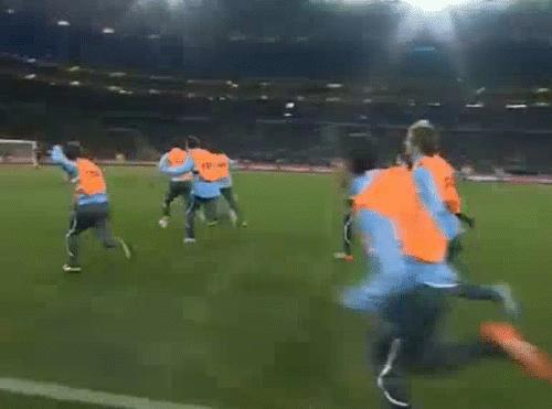 盘点主教练在热身的名场面,神奇一幕完整版