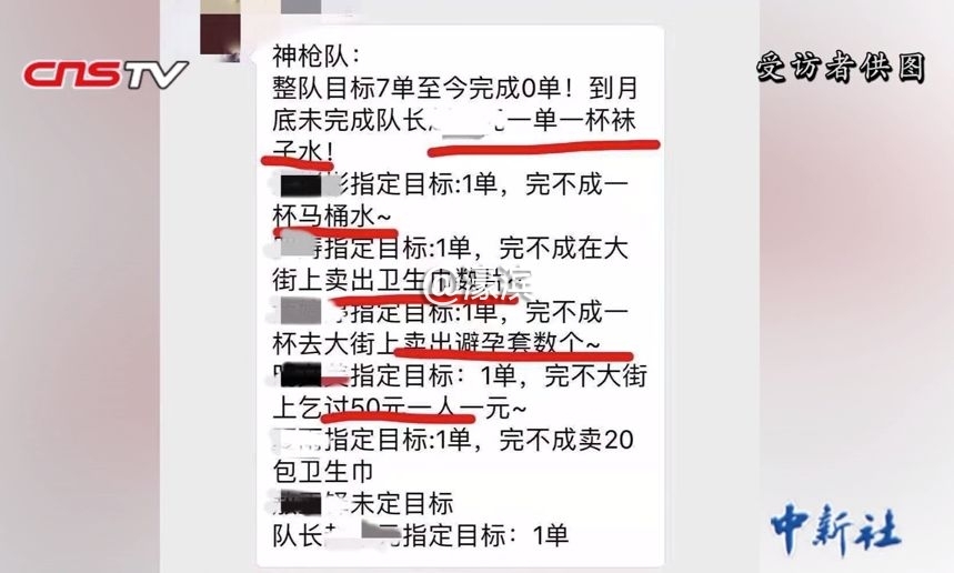 完不成任务喝尿、吃蟑螂、剃光头？这是自愿的？员工：很有仪式感