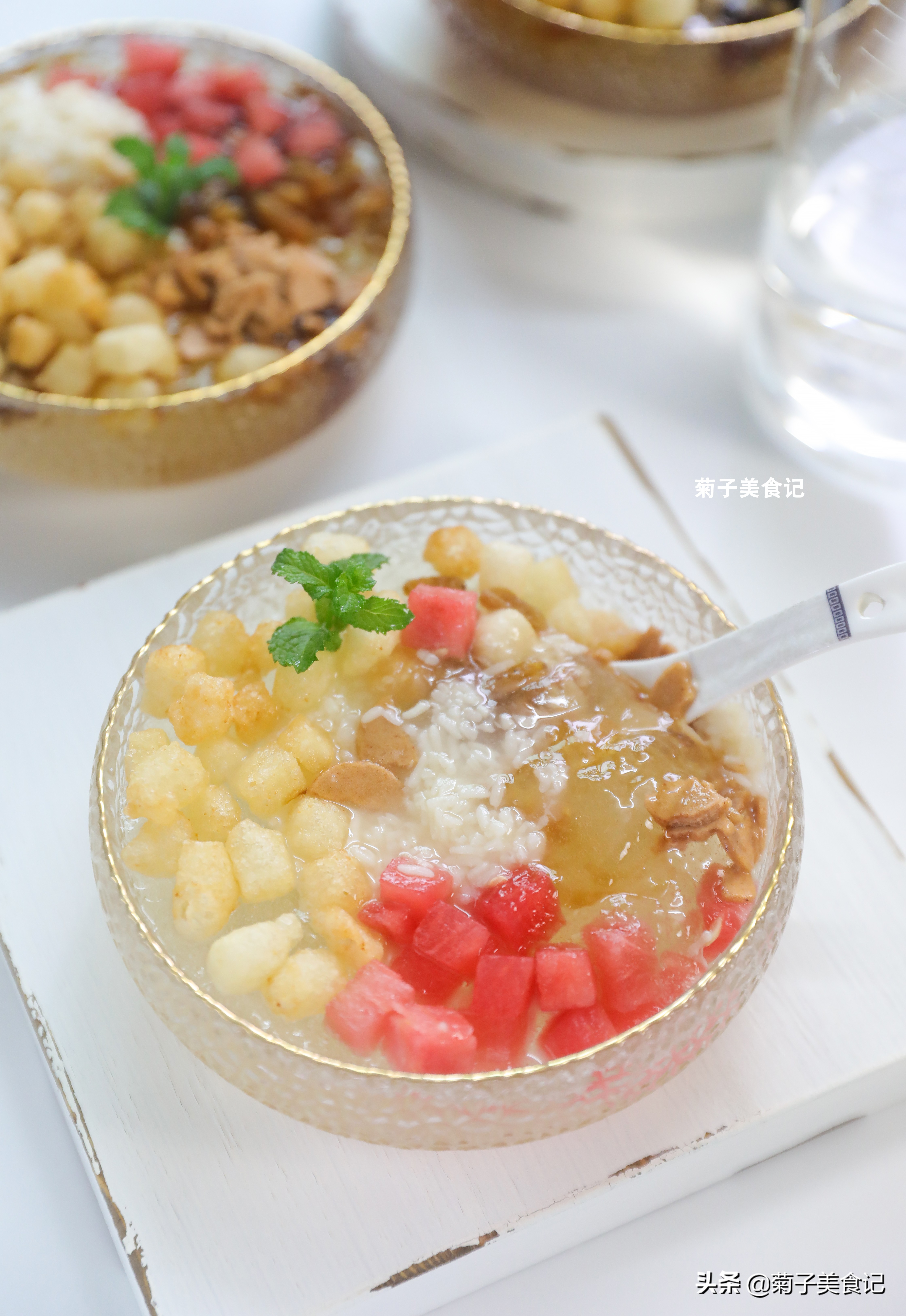 清凉解暑美味的冰粉,好吃的四川冰粉现吃现做冰凉爽口