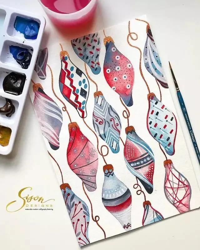 水彩手帐简单教程,水彩笔就能搞定的手账