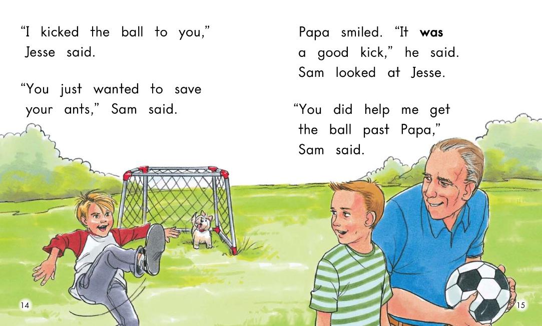 英语绘本theroundball,足球赛的英语绘本