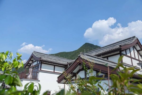 杭州桐庐宜居养生园一线临水，中式合院适合养老度假，产权40年