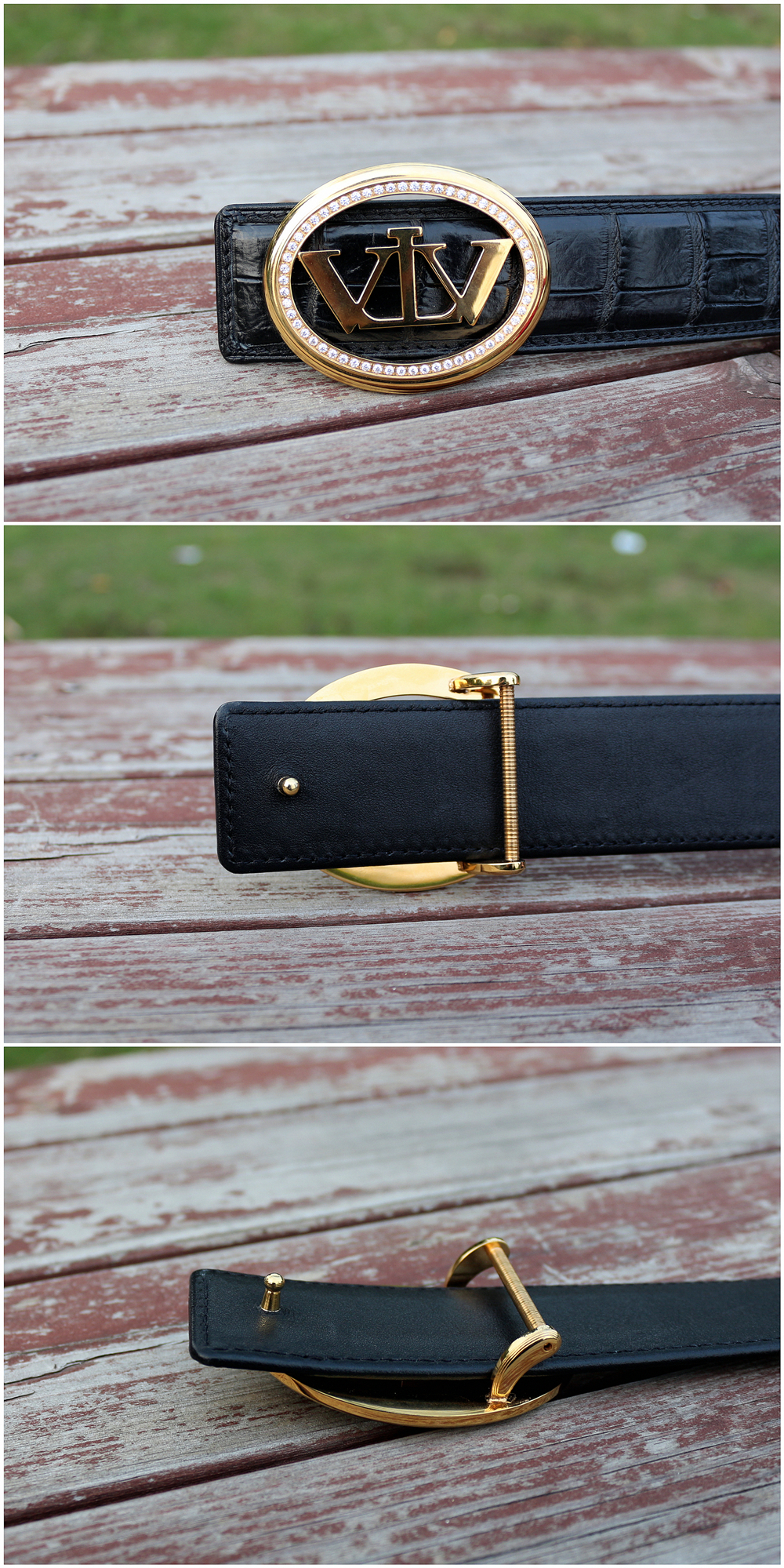 鳄鱼皮高端扣头,鳄鱼皮鹰头扣