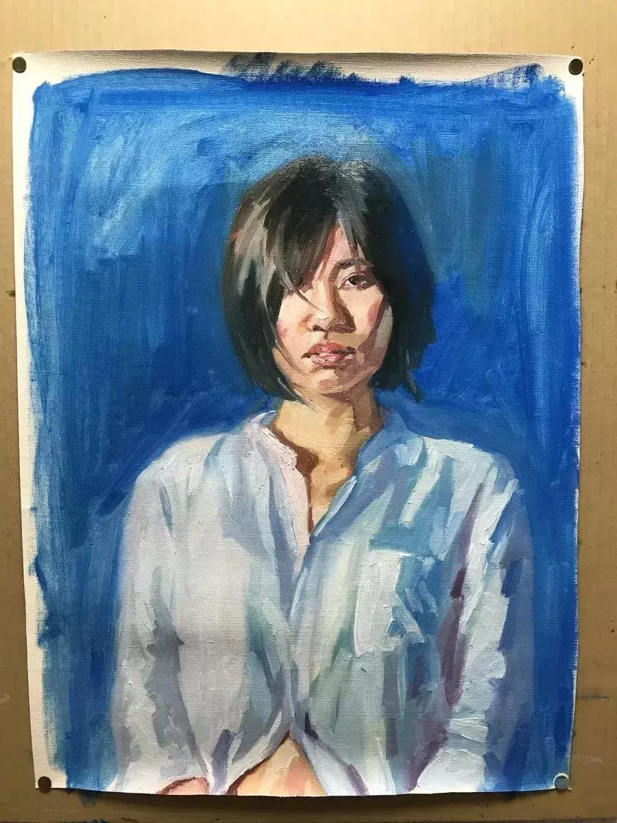 冷军超写实绘画是怎么画出来的,中国媲美冷军的超写实人物画家