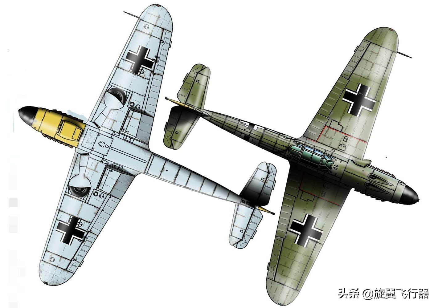 夹在E系列和G系列中的德国Bf-109F系列战斗机,同样相当出色