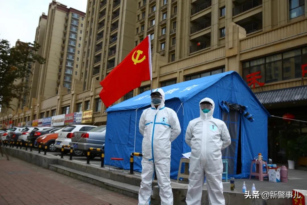 疫情奔赴一线的警察,山东五莲新冠疫情