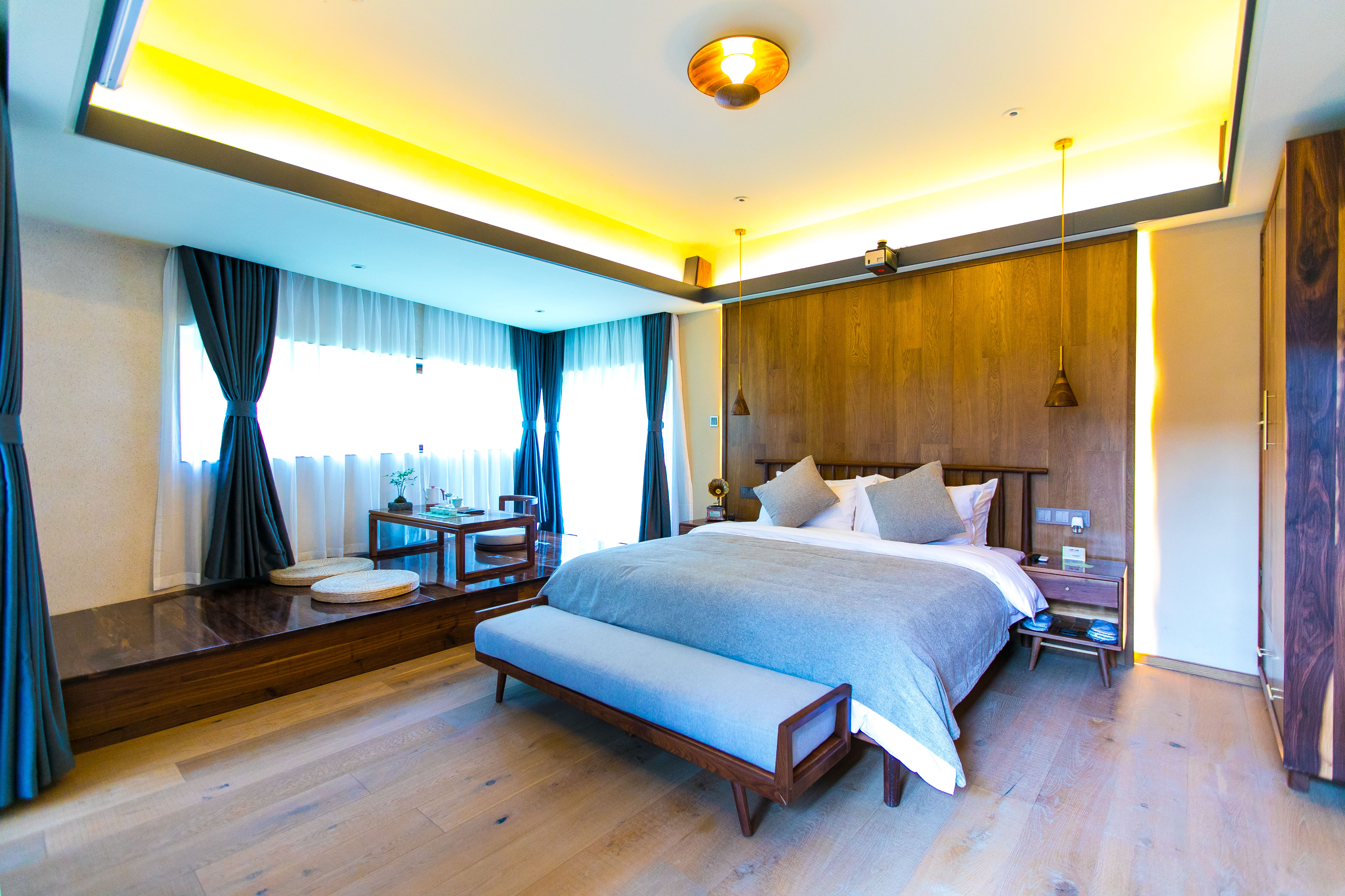 大山里面的现代风民宿,河南最值得住的山区民宿