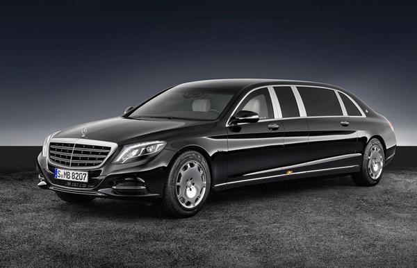 浙江100万的豪车,奔驰s600迈巴赫加长版视频