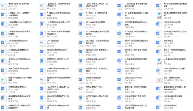 做对这100道运营题，你就懂了当下的淘宝