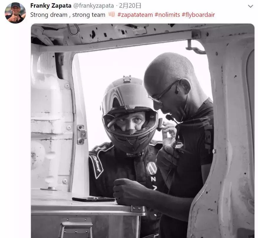 让小李子、迪拜土豪疯狂迷恋的法国钢铁侠，踩滑板飞越英吉利海峡