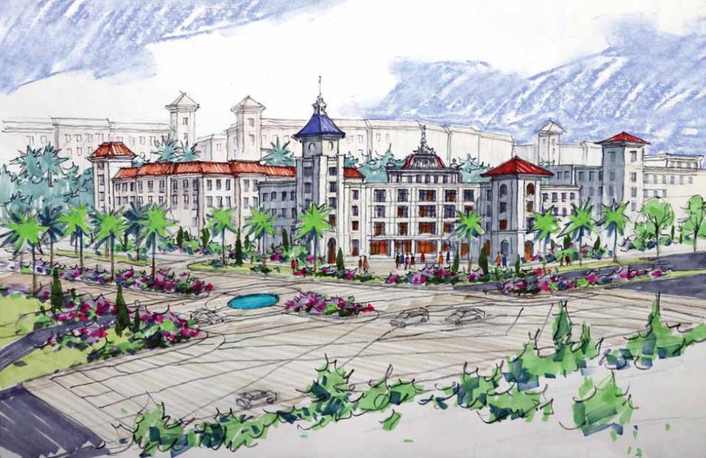 柬埔寨景观设计,柬埔寨西港沙滩设计