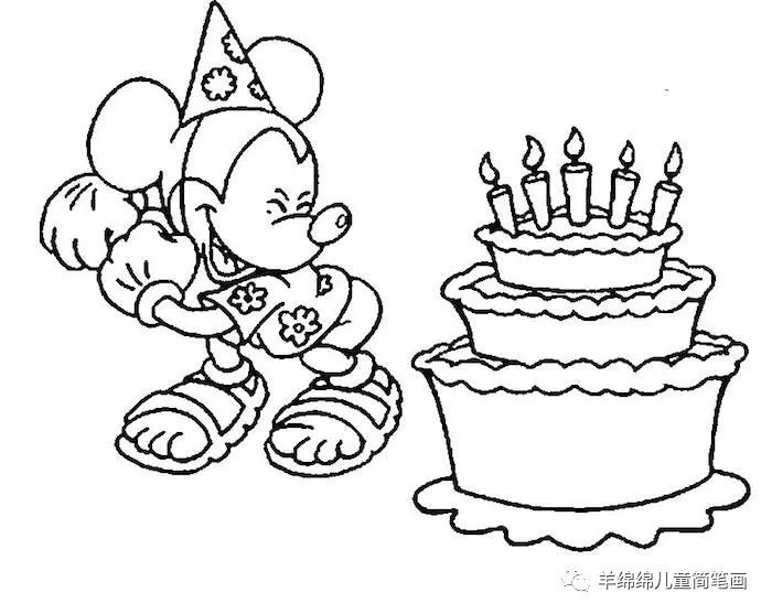 生日贺卡手绘简单可爱,生日贺卡手绘创意简单有色彩