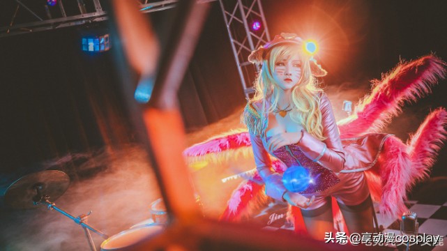 英雄联盟kda女团阿狸cosplay,英雄联盟阿狸偶像歌手cos