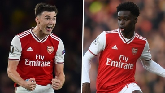 萨卡左后卫首秀,萨卡英超第一左边锋