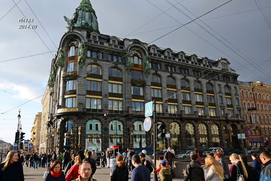 涅瓦大街游览,美女如云的大街