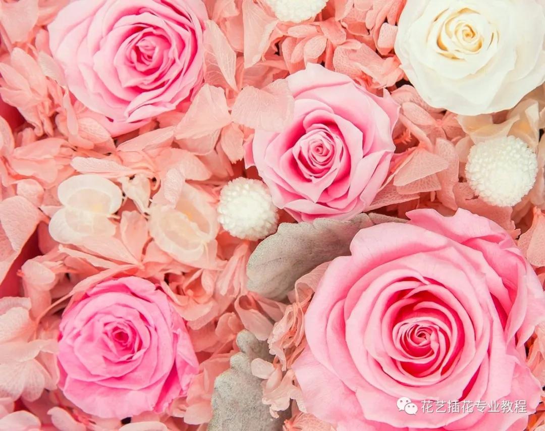永生花教程花束,花艺师永生花教程