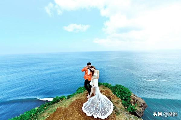 海景婚纱照选衣服技巧,拍海边婚纱照去哪个地方拍比较好