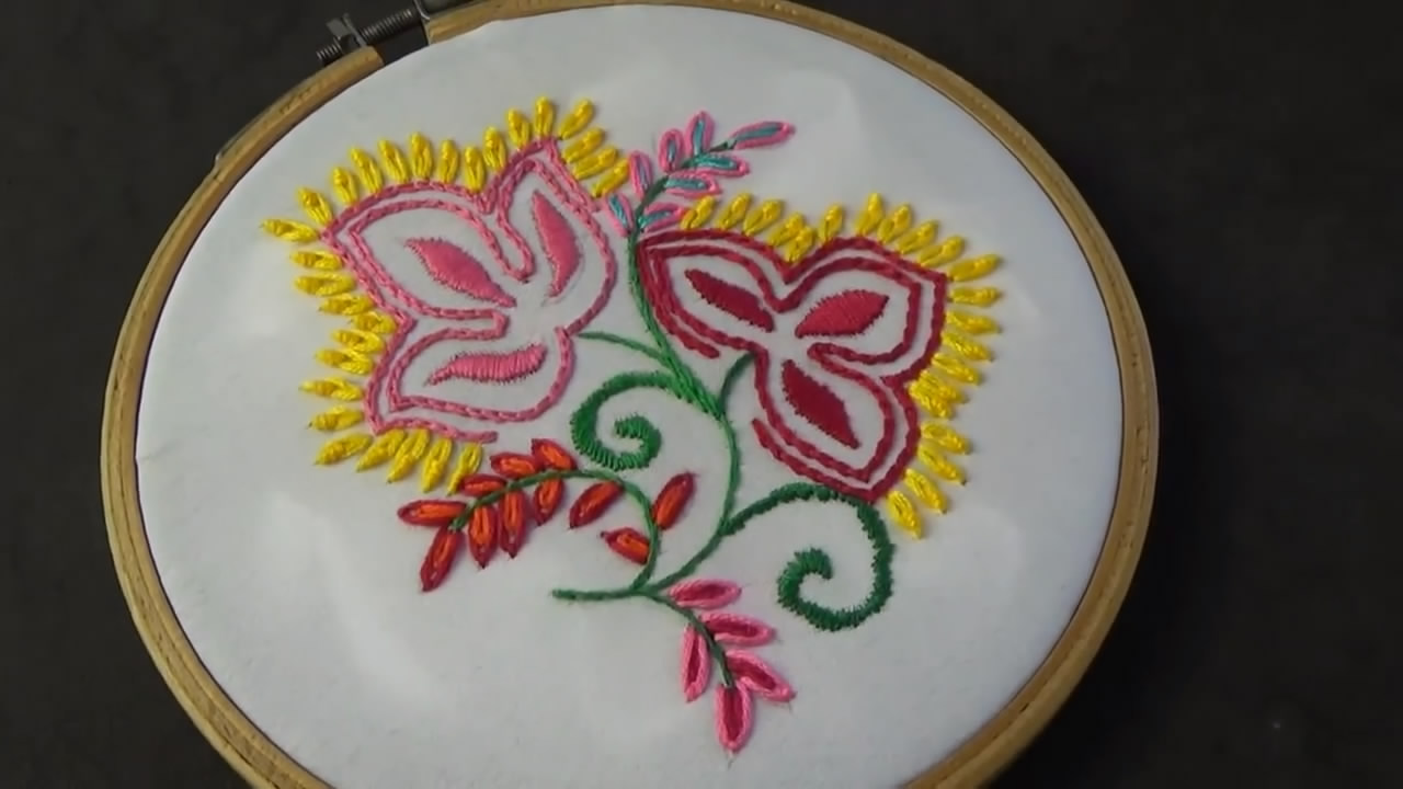 绣花的入门基本方法,如何绣花简单又好学